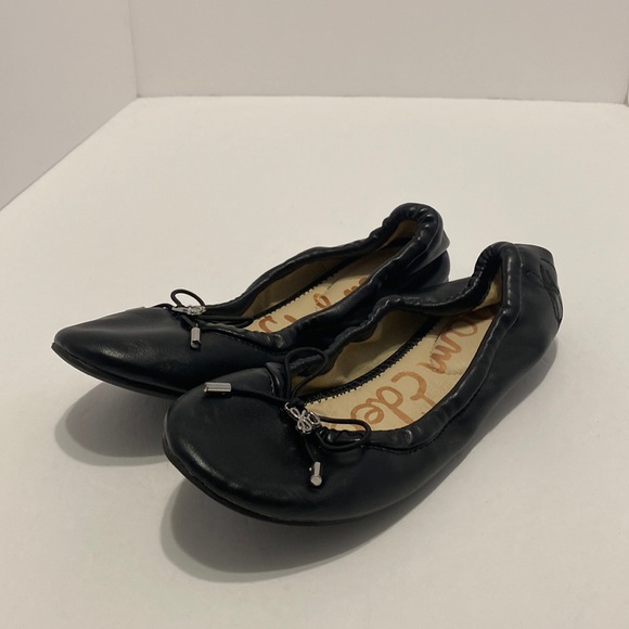 Little Girls Black Sam Edelman Slip-On Shoes - Picture 1 of 4